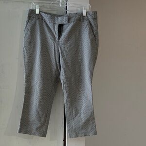 Dalia Black and White Patterned Pants